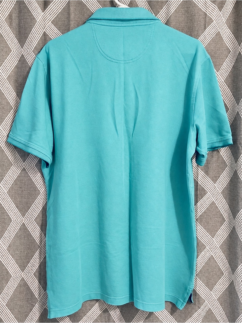 IZOD Advantage Performance Natural Stretch Polo Shirt Blue Radiance Size XL - Picture 3 of 9